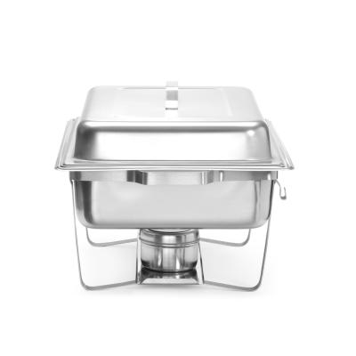 Ohřívač jídla Chafing - sada, HENDI, GN 1/1, 8,5L, 610x355x(H)297mm | 238837